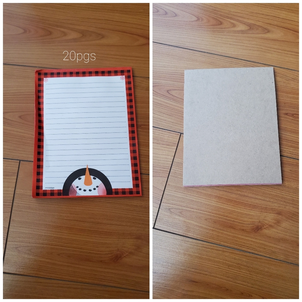 Notepad and textbook covers
